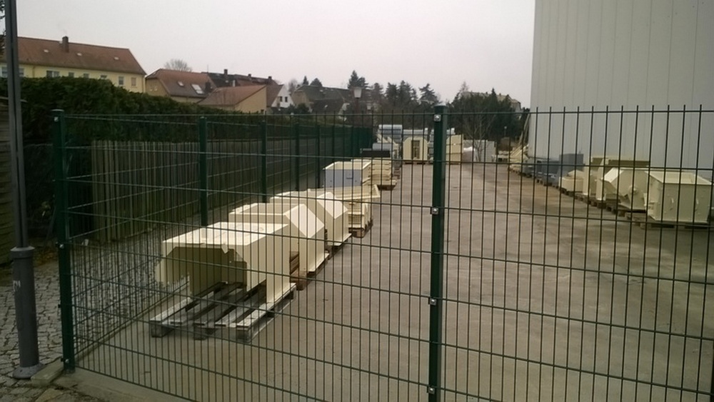 Klick GROSS Foto Gitterzaun Foto Gitterzaun